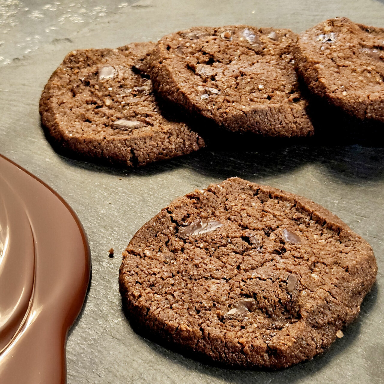 Sablés bruts de cacao