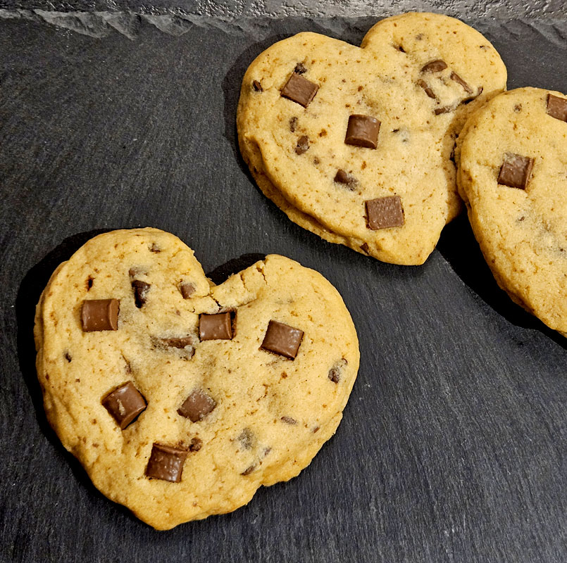 Cookies chewie cœurs