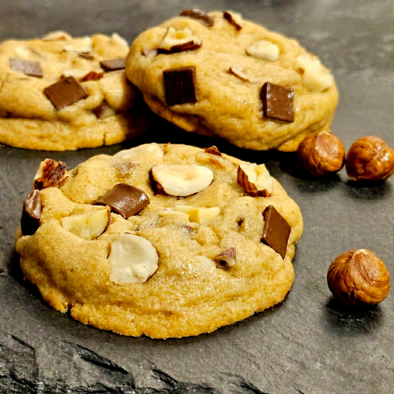 Cookies noisettes chocolat (à l'unité)