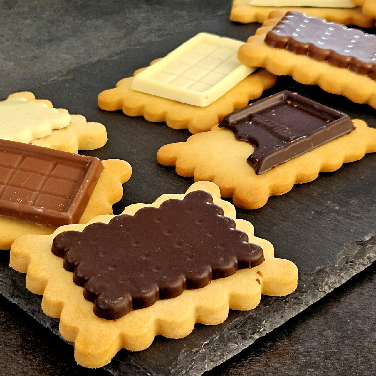 Petits beurres au chocolat (par 6)