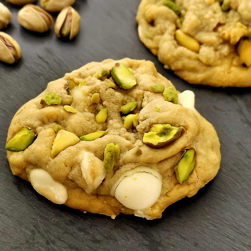 Cookies pistaches et chocolat blanc (à l'unité)